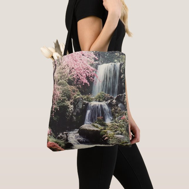 Natur Wasserfall Kirchenbaum Botanischer Wasserfal Tasche (Von Nahem)