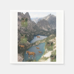 Natur-Wildlife-Papier-Servietten Serviette