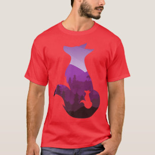 Natur Wildnis Landschaft Tierwald Anim T-Shirt