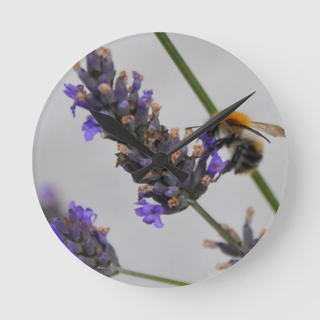 Natur Wunderbare Arbeiter Runde Wanduhr (Vorderseite)