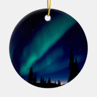 Natur zwingt Aurora Borealis Alaska Keramikornament
