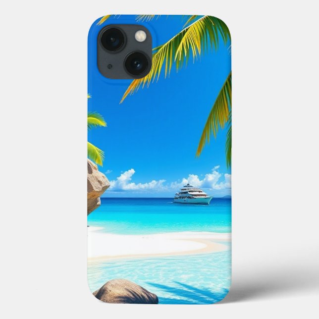 Natural Beach Scene Phone Case-Mate iPhone Hülle (Rückseite)