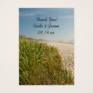 Natural Beach Wedding Vielen Dank für Ihre Unterst