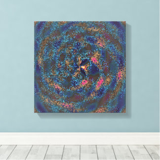 Natural Bird Nest Pattern Formation  Leinwanddruck