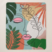 Natural Boho tropische Darstellung