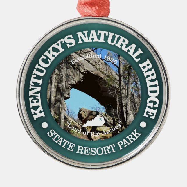 Natural Bridge SRP Ornament Aus Metall (Vorne)