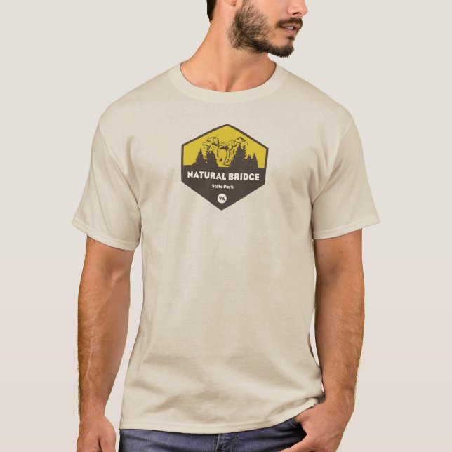 Natural Bridge Staat Park, Virginia T-Shirt (Vorderseite)