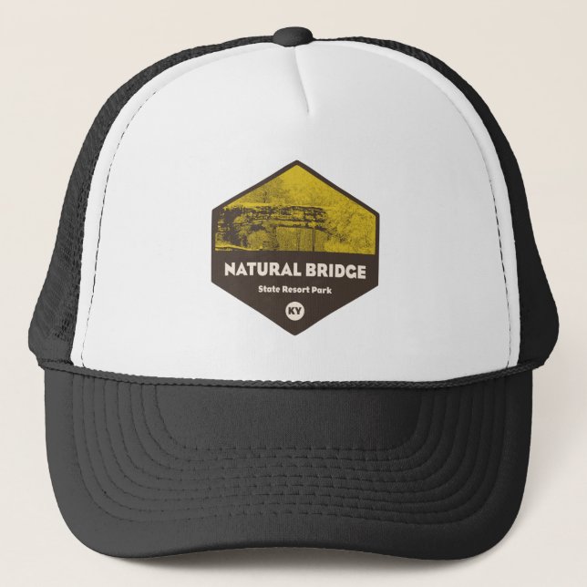 Natural Bridge Staat Resort Park Kentucky Truckerkappe (Vorderseite)