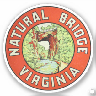 Natural Bridge Virginia - Sticker