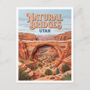 Natural Bridges National Monument Blanding Utah Postkarte