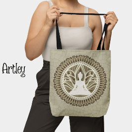 Natural Buddha Mandala Meditation Lotus Blume Tasche