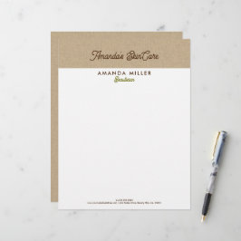 Natural Color Classic Line Texture Briefbogen