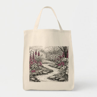 Natural Cotton Twill Grocery Tote Bag Tragetasche