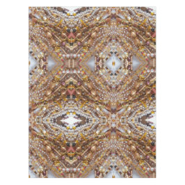 Natural Earthtones Beads Print Tischdecke