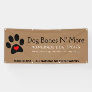 Natural Gourmet Dog Leckereien Bäckerei Banner