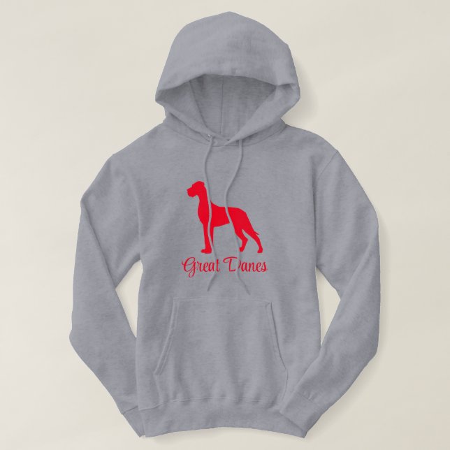 Natural Great Dane Hoodie (Design vorne)