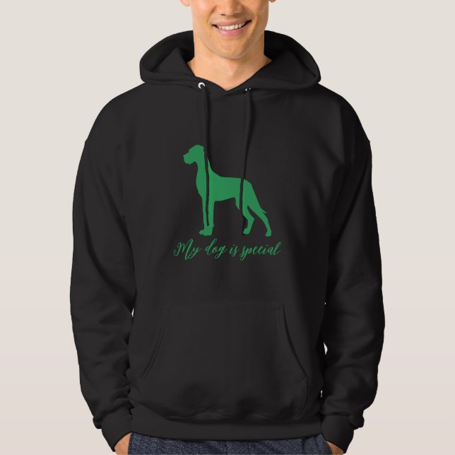Natural Great Dane Hoodie (Vorderseite)