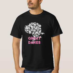 Natural Great Dane Hoodie T - Shirt