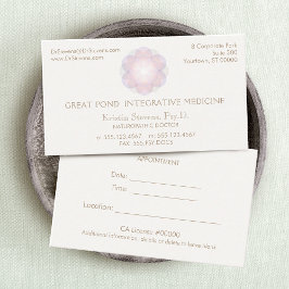 Natural Health & Wellness - Terminationskarte Terminkarte