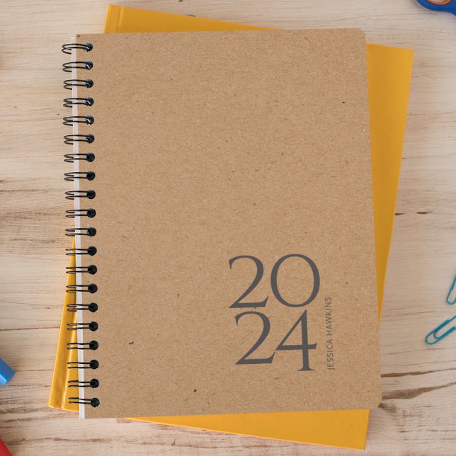 Natural Kraft Brown Weekly Planer (Von Creator hochgeladen)