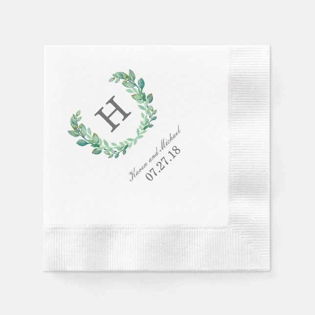 Natural Kreath Custom Napkins Serviette (Vorderseite)