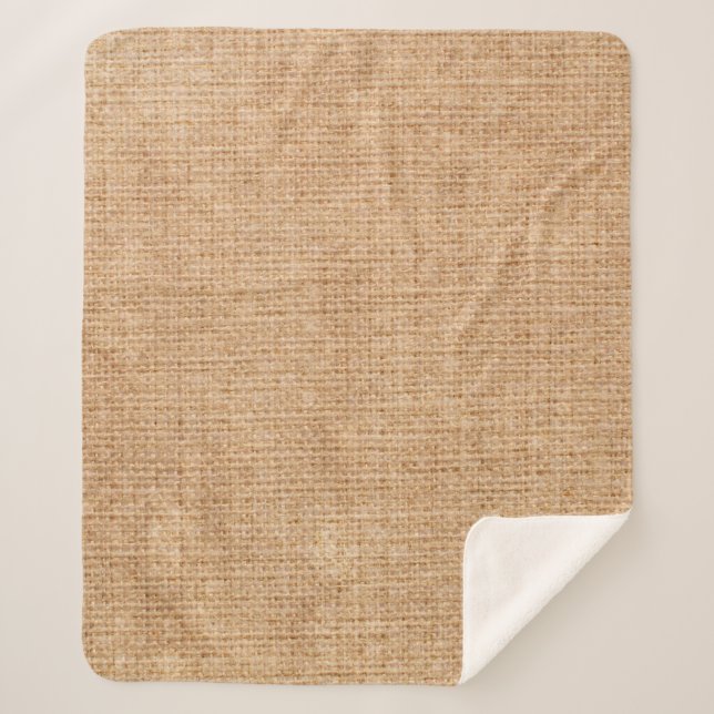 Natural linen texture as backgroundbagging, beige, sherpadecke (Vorderseite)