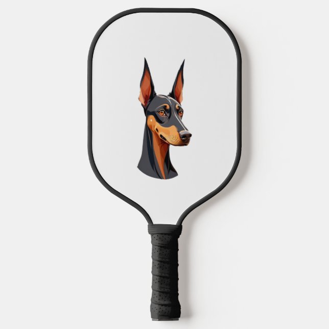 Natural Oar Doberman Pickleball Schläger (Vorderseite)