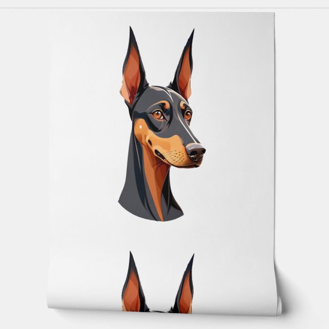 Natural Oar Doberman Tapete (Abrollen)