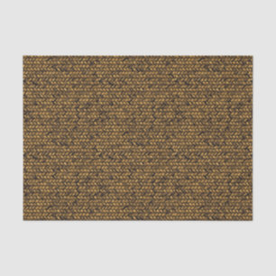 Natural Rattan Twill Pattern Seidenpapier