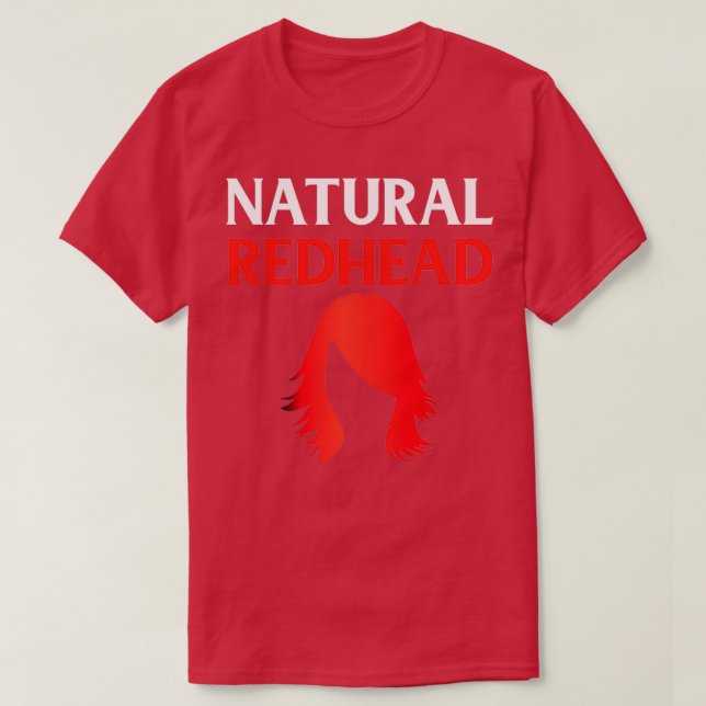 Natural Redhead Team Ginger T-Shirt (Design vorne)