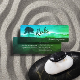 Natural Reiki Master Yoga Meditor Min Mini Visitenkarte