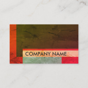 Natural Stone Black Brown Red Gray Visitenkarte
