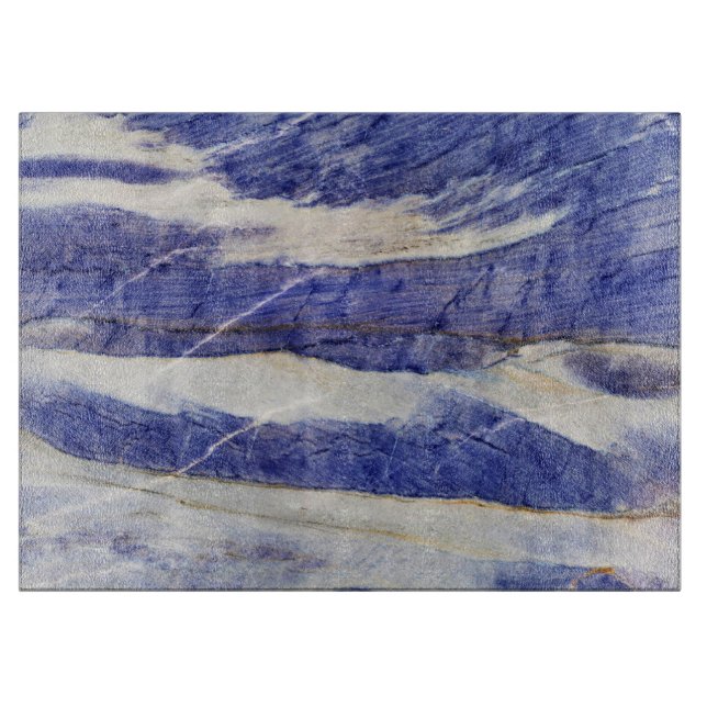 Natural Stone Muster Glass Cutting Board Schneidebrett (Vorderseite)