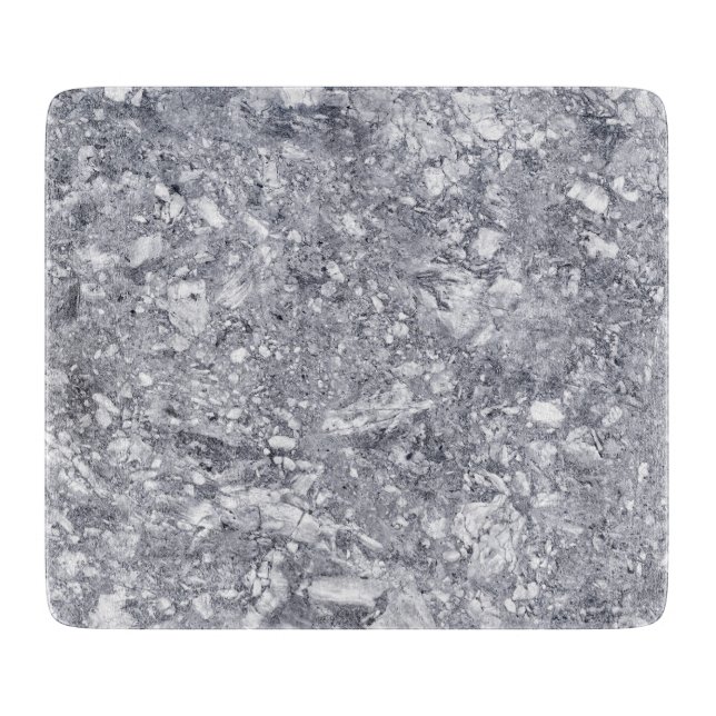 Natural Stone Muster Glass Cutting Board Schneidebrett (Vorderseite)