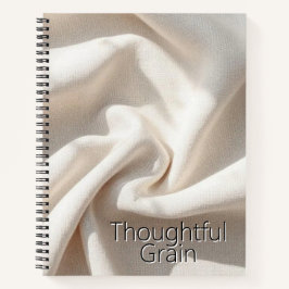 Natural Textured Fabric Notizbuch