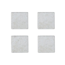 Natural Travertine Stone Magnet Set von Four