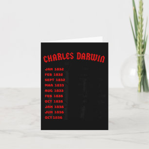 Naturalist Charles Darwin Beagle Meme Tour Earth D Karte