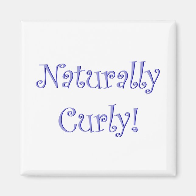 Naturally Curly Hair Magnet (Vorne)