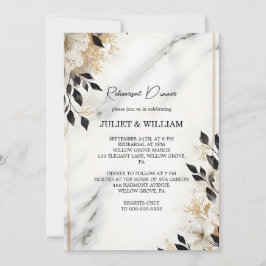 Naturarbeit gestapelt Stone Marmor Probe Abendesse Einladung