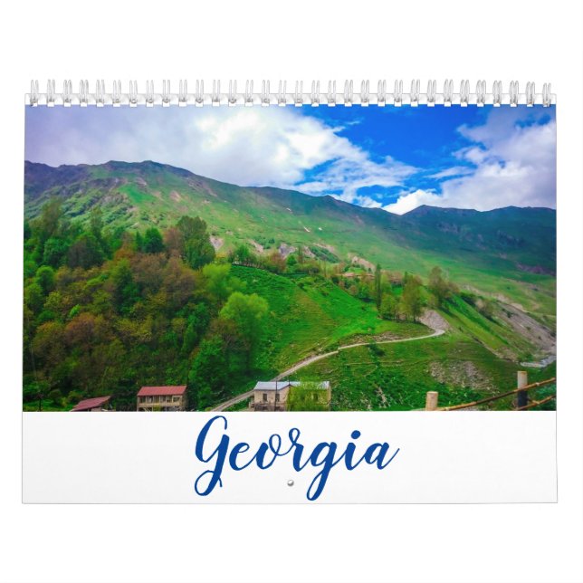 Naturarchitektur Georgien Kalender (Titelbild)