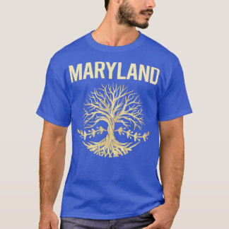 Naturbaum Staat Maryland T-Shirt
