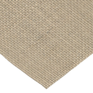 Naturbeige Tan Jute Burlap-Rustikale Kabine Hochze Mittelgroßer Tischläufer