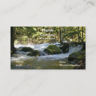 Naturbild-Visitenkarte Visitenkarte