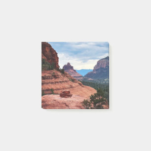 Naturblick auf rote Felsen in Sedona Arizona Post-it Klebezettel