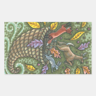 NATURBOUNTY WILDLIFE CORNUCOPIA STICKERS REC