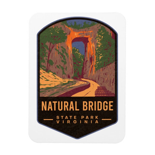 Naturbrücken Staat Park Virginia Magnet (Vertikal)