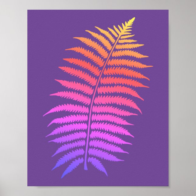 Naturdesign Plakatwand Kunst bunt Poster (Vorne)