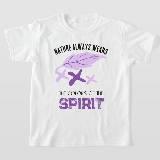  "Nature Always Wears" Leaf  T-Shirt (Ablage )
