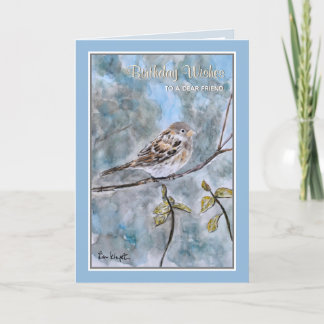 Nature Beauty Bird Geburtstagskarte Karte