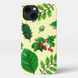 Nature Blätter and beries phone case iPhone Hülle